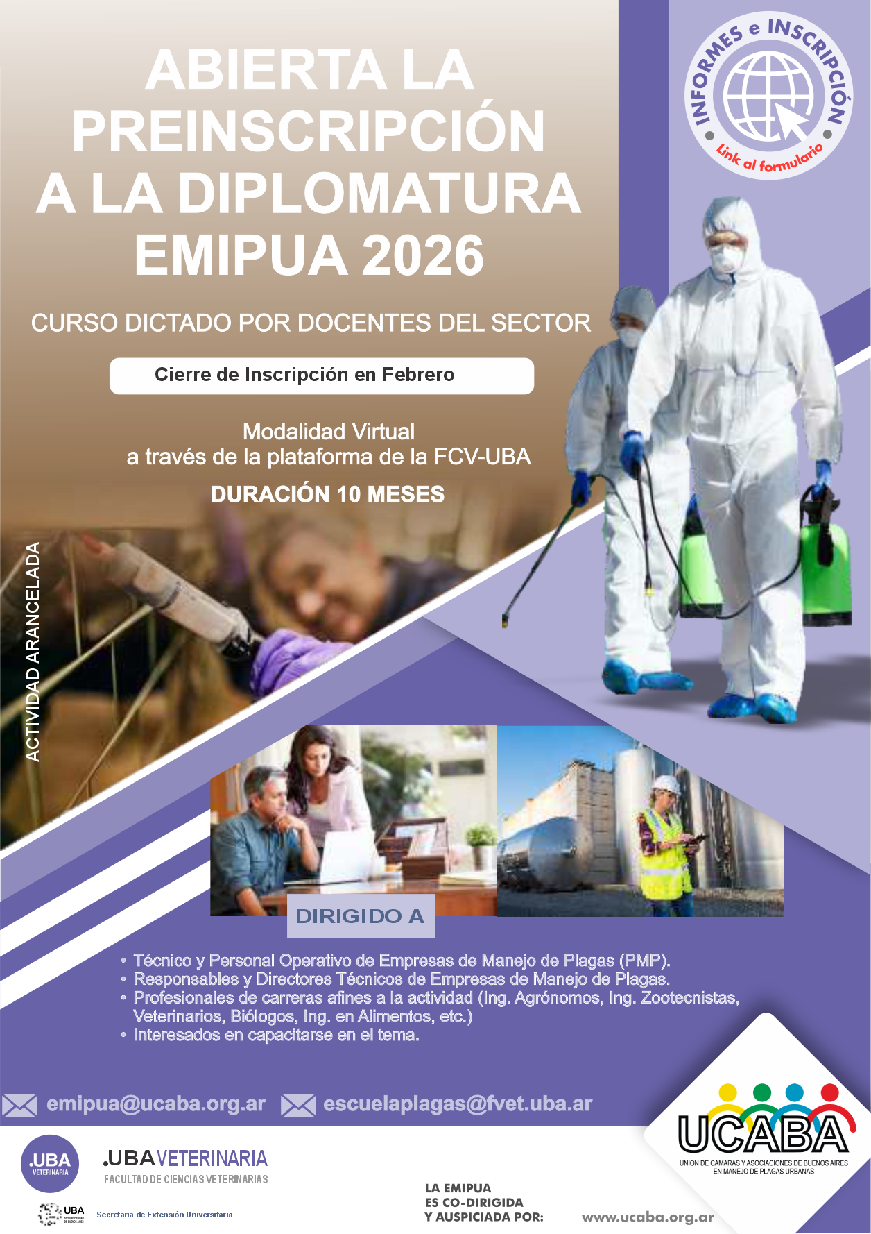 Abierta la preinscripción a la Diplomatura EMIPUA 2026