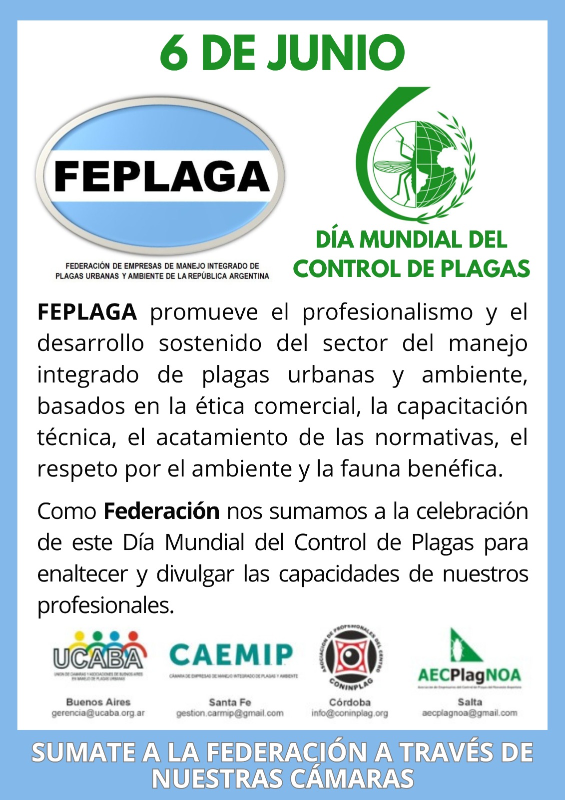 Dia Mundial del Control de Plagas